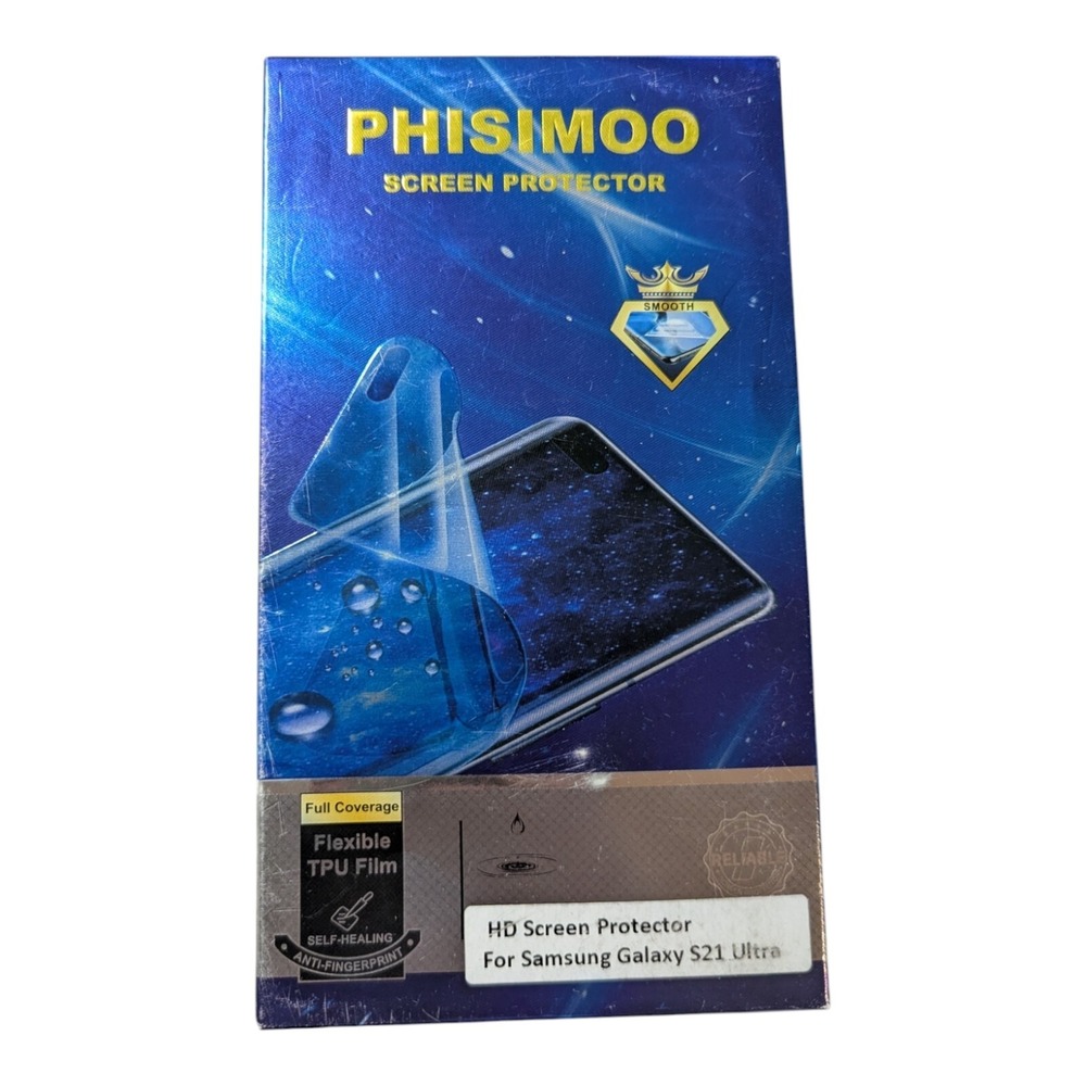 A1. PHISIMOO‎ HD TPU Screen Protector for Samsung Galaxy S21 Ultra - Clear